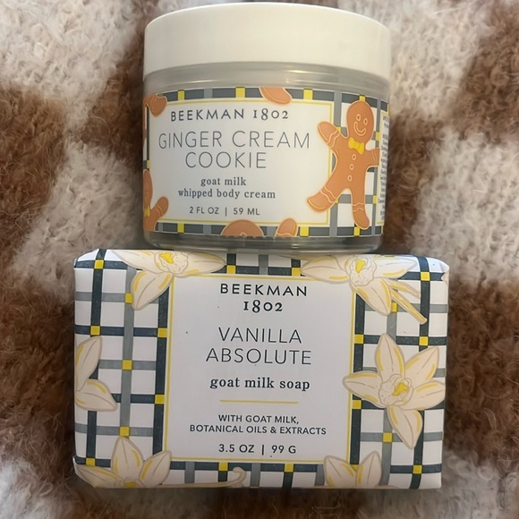 Beekman 1802 Other - Beekman 1802 goat milk soap and body cream ginger cookie & vanilla